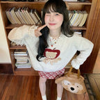 Kawaii Sweaters Cartoon Women Harajuku Sweet Knitted - Vusy Kawaii Shop