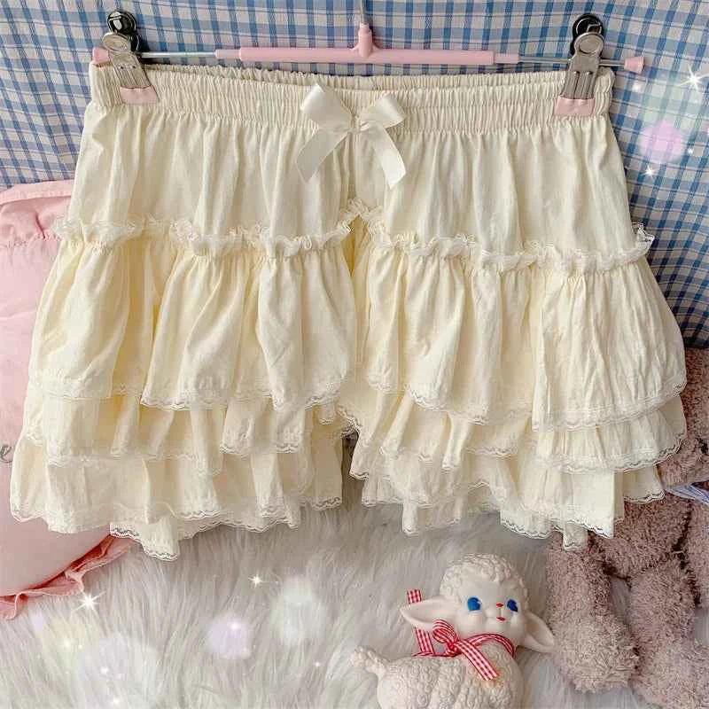 Sweet Lolita Pumpkin Skirts Pants Summer JK Bottoming Shorts