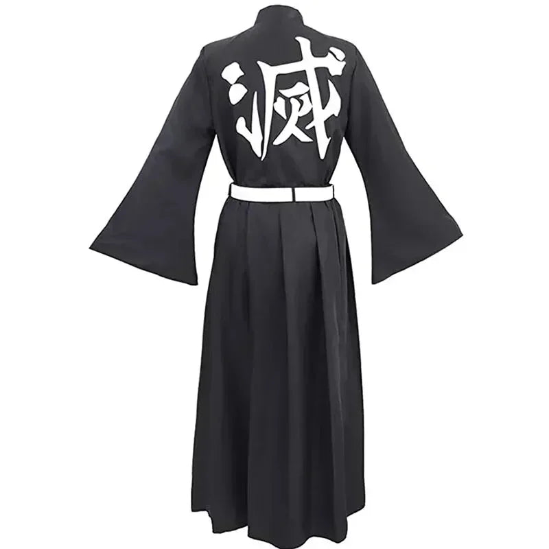 Muichiro Tokito Demon Slayer uniform back view with kanji print