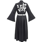 Muichiro Tokito Demon Slayer uniform back view with kanji print