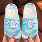 Sanrios Hello Kittys Slippers Kawaii Kuromi Cinnamoroll Home Indoor Bathroom Anti-Slip Slippers Cartoon Summer Outdoor Sandals