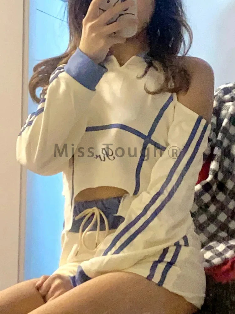 Autumn Sexy Spice Girls 2 Piece Set Women Sports Suit Women - Vusy Kawaii Shop