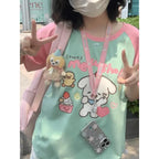 Japanese Cute Sweet Short-Sleeved T-Shirt Summer Gilrs Loose - Vusy Kawaii Shop