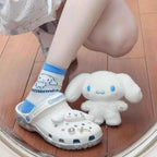 Sanrios Hello Kittys Slippers Cartoon Cinnamoroll Sandals Anime Eva Home Beach Shoes Summer Slippers Anti-Slip Adult Kids Gift