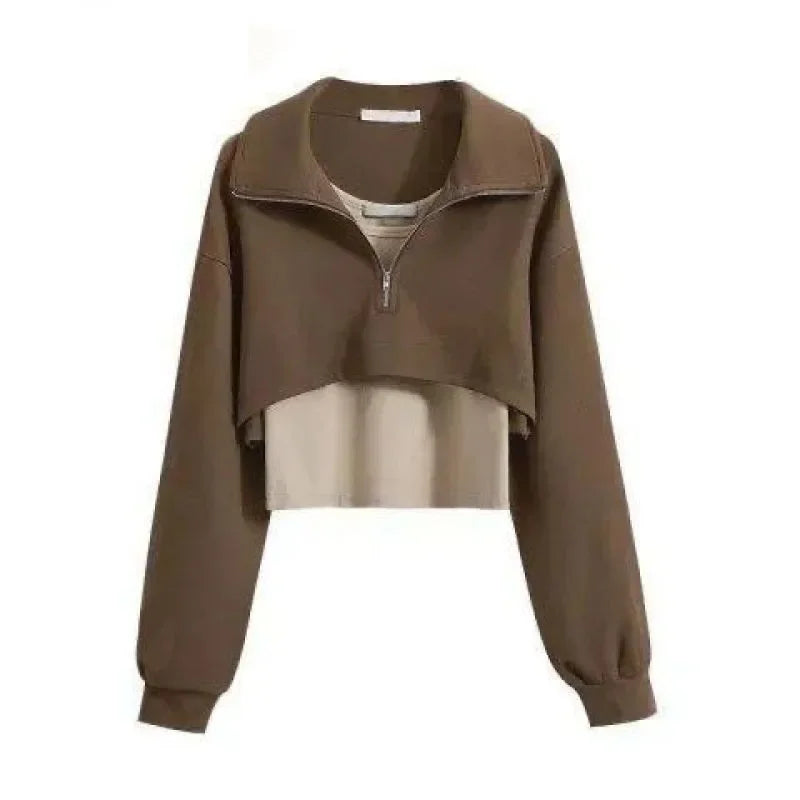 Autumn Fashion Polo Long Sleeve Top Vest Cargo Pants - Vusy Kawaii Shop