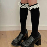 
Calf socks black