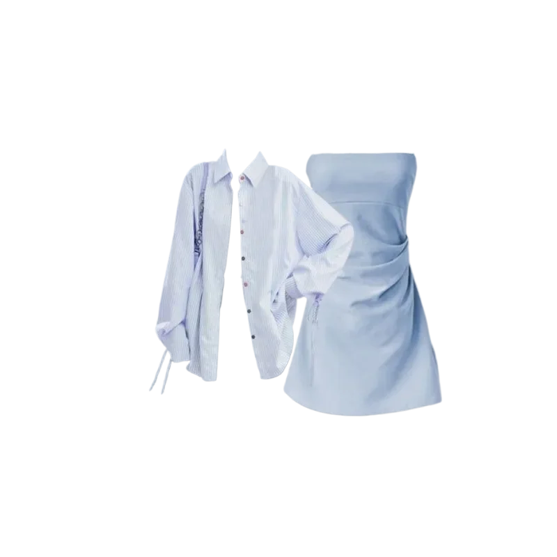Summer Fashion in Dresses Matching Set Korean Elegant - Vusy Kawaii Shop
