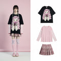 Japanese Cartoon Anime Sweet Cute Girl Print Long Sleeve