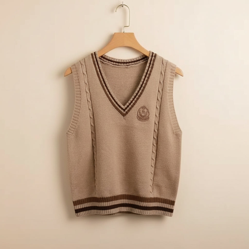 Three-piece Preppy Vest Suits Early Spring Student Vest - Vusy Kawaii Shop