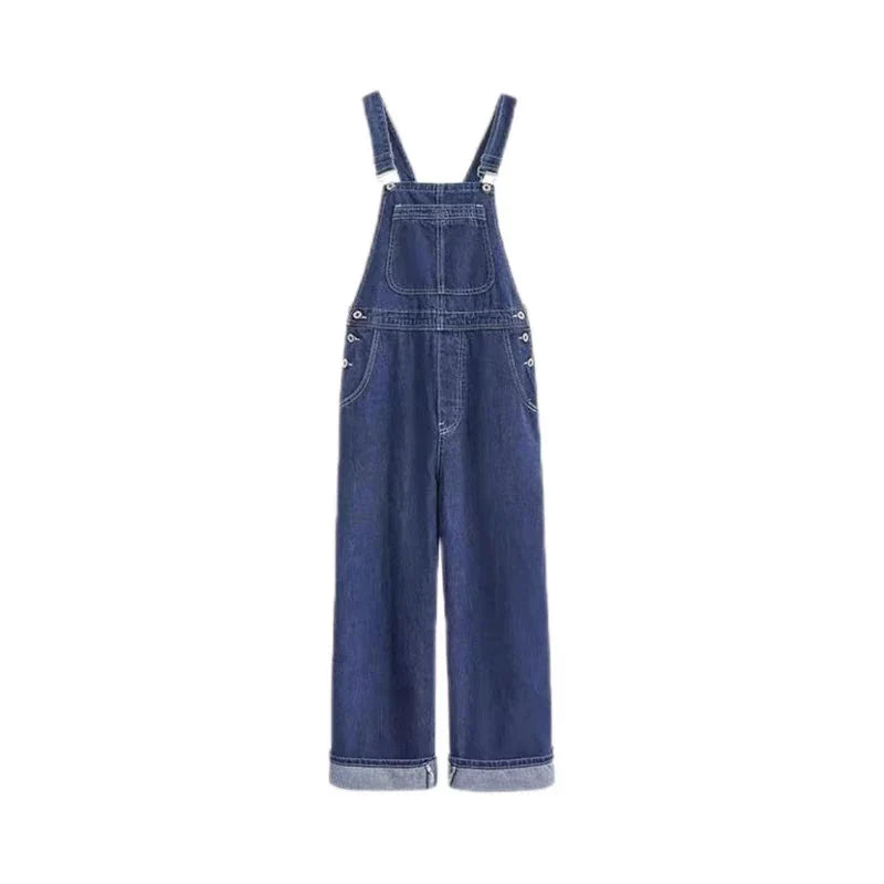 Women’s Preppy Style Sweatshirt and Denim Overalls Spring - Vusy Kawaii Shop
