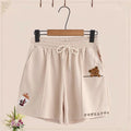 Summer Short Sleeve Sports Suit Cute Bear T-Shirt Japanese