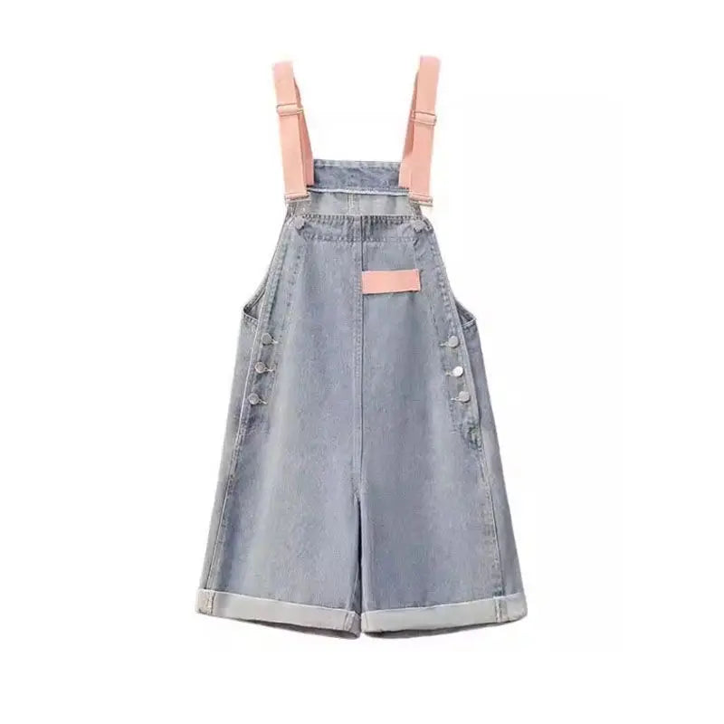 Summer Fashion Denim Shorts Matching Set Korean Elegant - Vusy Kawaii Shop