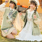 Mori Girl Style Sweet Knitted Cardigan Women Kawaii Cartoon - Vusy Kawaii Shop