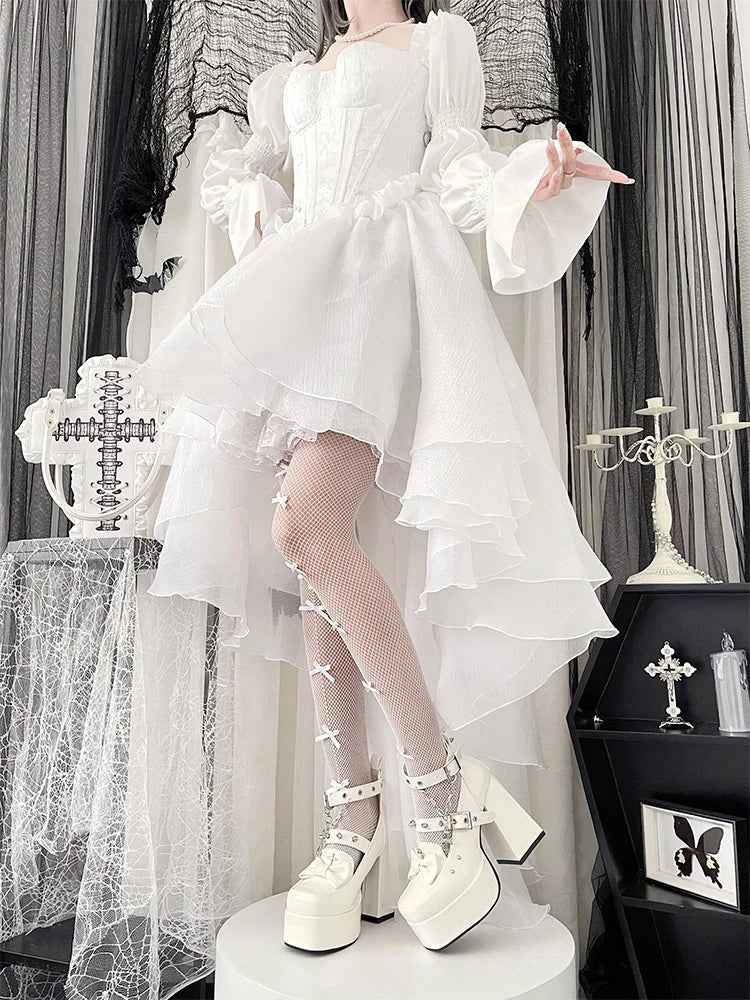 Punkcat Original Punk Style Lolita High Heels Subculture Design Niche Spicy Girl Y2k Shoes Japanese Vintage Gothic High Heels