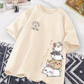 Japanese Cute Hamster Style Sweet Print Daily Wear Short