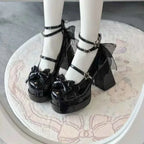 Night Club Platform Women Lolita Pumps Fashion Shallow High Heel Shoes 2025 Spring Autumn Ladies Outdoor Stripper Shoes