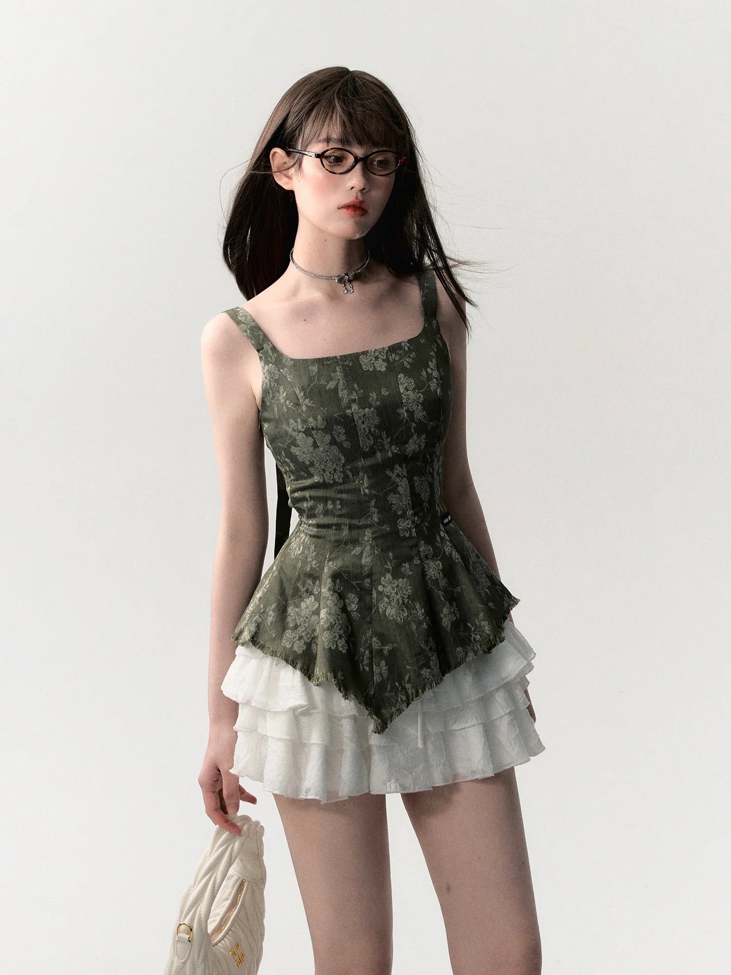 "Butterfly Craftsman" Women Summer Asymmetrical Printed - Vusy Kawaii Shop