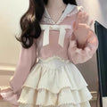 Kawaii Lolita japanischer College-Stil Anzug Langarm Kurz