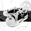 Japanese College Style Kawaii Loli Girls Shoes Pirates Flags