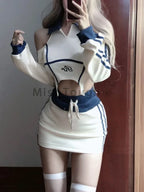 Autumn Sexy Spice Girls 2 Piece Set Women Sports Suit Women - Vusy Kawaii Shop