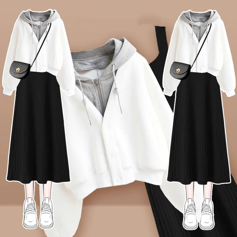 Clothes Spring Autumn Single/Outfits Korean Fashion Hooded - Vusy Kawaii Shop