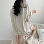 Letter Print Oversized T-Shirts Short Sleeve Korean Women - Vusy Kawaii Shop