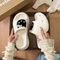 Sanrio Hello Kitty Slippers Women Summer Fashion Wedge