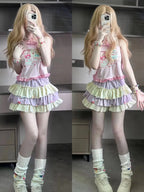 Summer Sweet Daughter Clothing 2 Piece Sets Cute Cartoon - Vusy Kawaii Shop