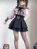 Sweet Lolita Preppy Style Japanese Hollow Out Off Shoulder - Vusy Kawaii Shop