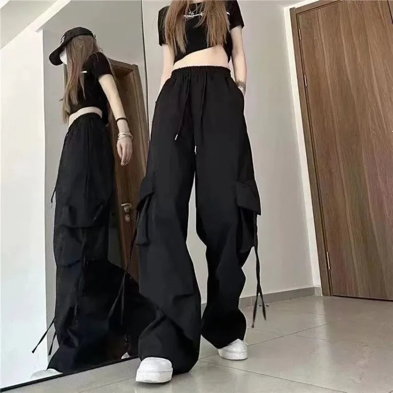 Autumn Fashion Polo Long Sleeve Top Vest Cargo Pants - Vusy Kawaii Shop