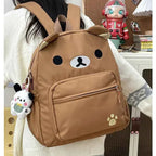 Rilakkuma Backpack Women Anime Relax Bear Student School Bags Girls Boys Outdoor Sport Travel Fashion Rucksack Gift Hot Sales