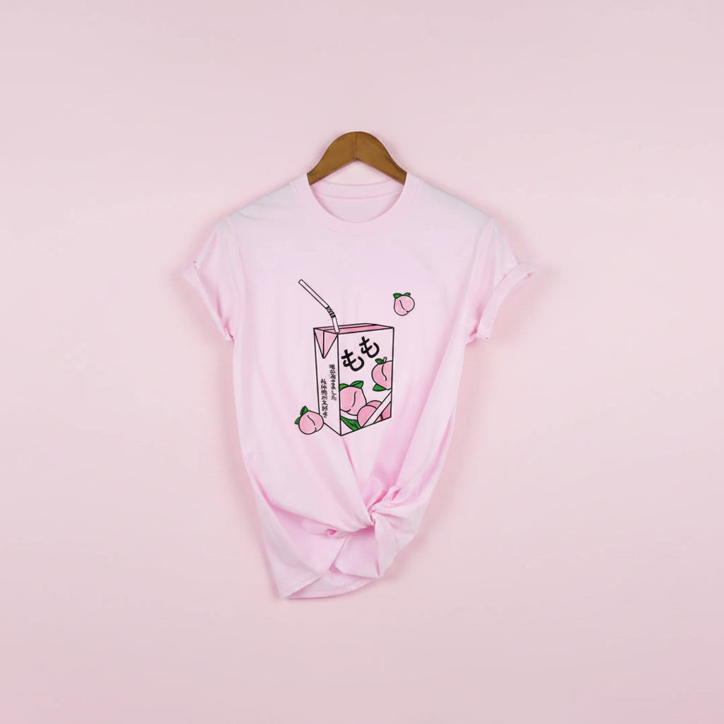 Fresh Strawberries Japanese Aesthetic T-Shirt Harajuku - Vusy Kawaii Shop