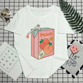Summer Pink Fashion Korean Style Japanese Strawberry Juice