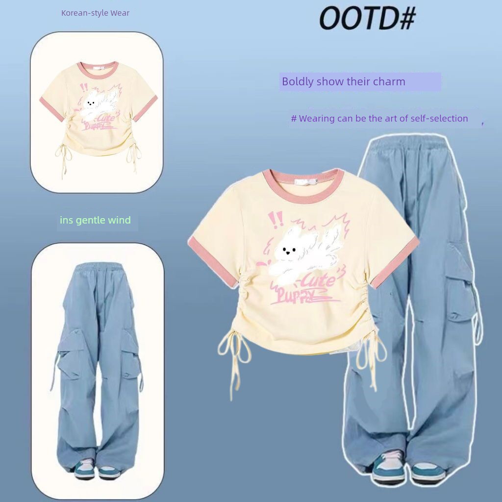 Summer Dopamine Sweet and Suit Summer Clothes Matching - Vusy Kawaii Shop