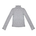 Gray Y2K Furry Knit Shortalls Set