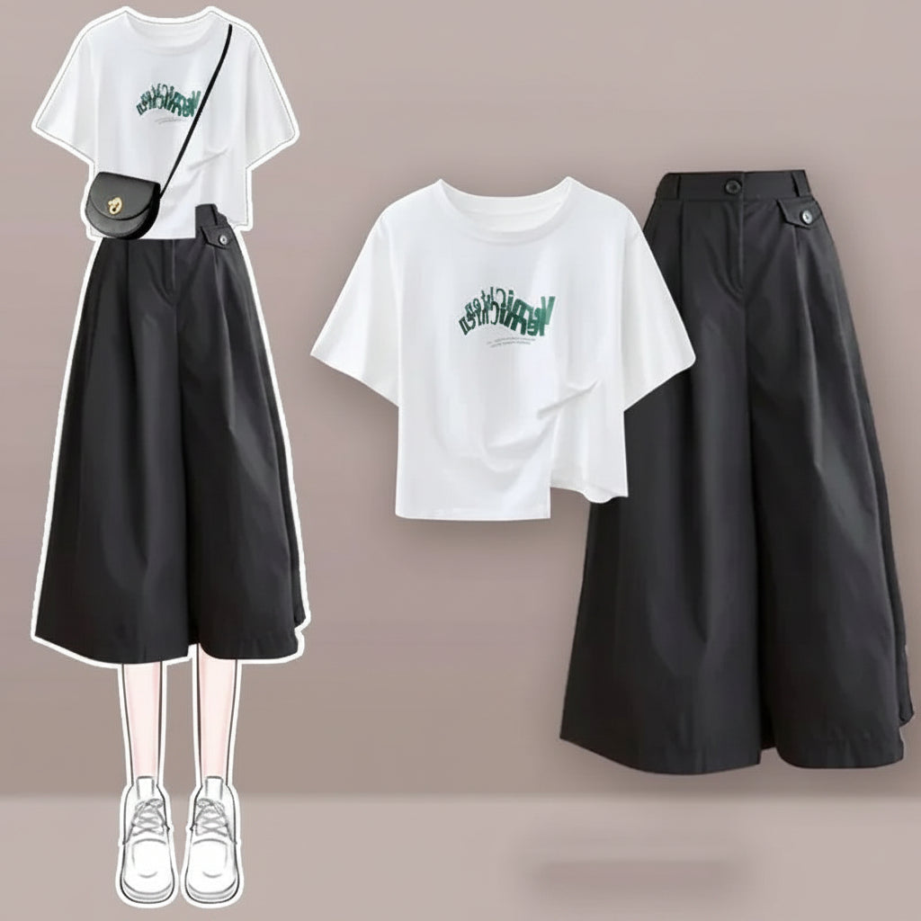Fresh Summer Petite High-End Feel Dress Set Slimming - Vusy Kawaii Shop