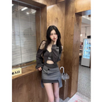 Chic Fashion Women Streetwear Sexy Halter Off Shoulder Crop - Vusy Kawaii Shop