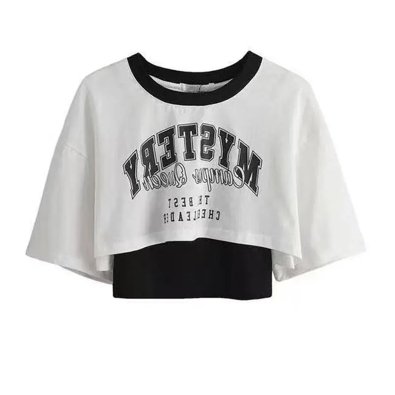 Spring-Summer Sweet Set for Students Korean Fashion T-shirt - Vusy Kawaii Shop