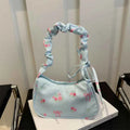 Achseltasche Sommer Canvas Gefaltete Henkeltaschen Achseltasche
