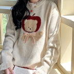 Kawaii Sweaters Cartoon Women Harajuku Sweet Knitted - Vusy Kawaii Shop