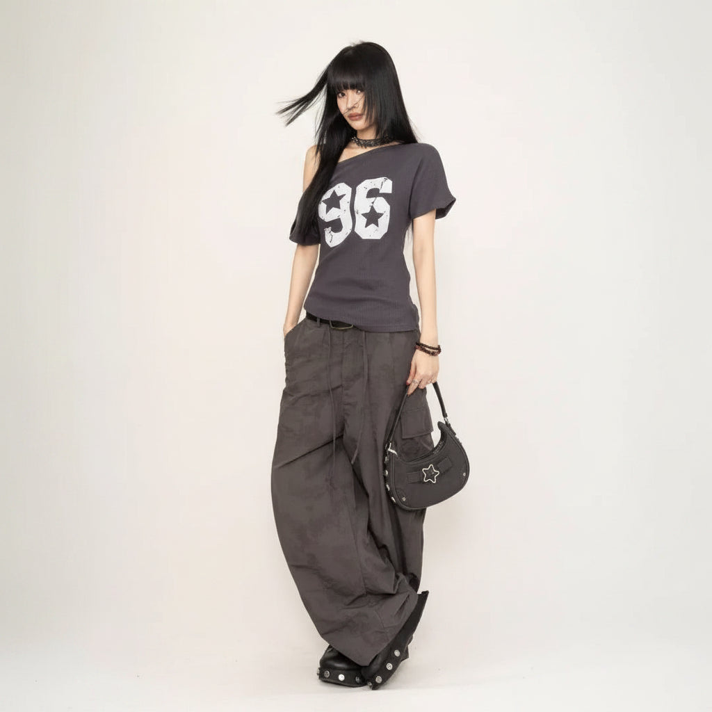 Streetwear Oversized T-Shirt Summer Vintage Print Casual - Vusy Kawaii Shop