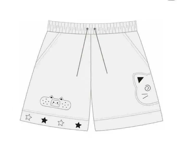 Japanese Cute Core Sweet Girl Loose Wide Leg Shorts Summer