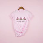 Fresh Strawberries Japanese Aesthetic T-Shirt Harajuku - Vusy Kawaii Shop