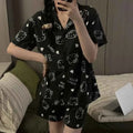 Hello Kitty Summer Pajama Set – Short-Sleeve Top & Shorts