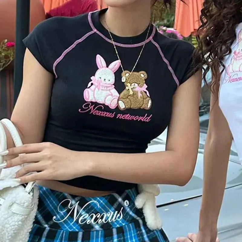 American Colored Plaid Skirt Sexy Low-Waist A-Line Cake