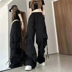 Autumn Fashion Polo Long Sleeve Top Vest Cargo Pants - Vusy Kawaii Shop