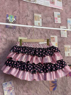 Sweet Girl Cute Girl Pink Cake Skirt Short Skirt Summer