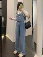 American Vintage Denim Suit Women High Street Style Wear - Vusy Kawaii Shop