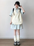 Japanischer Sportbekleidungssatz Schüler Sommer Mode Locker Preppy