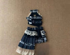 Summer Girl Suits Vintage Lace Patchwork Sleeveless Top - Vusy Kawaii Shop
